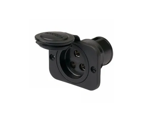 12VBRS3 – BEP Trolling Motor Power Receptacle, For Use With Boat Side Male Trolling Motor Plug 12 Volt/ 24 Volt/ 36 V...